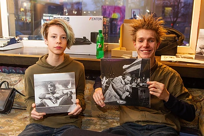 Pristatyta maestro Vytauto Kernagio vinilinė plokštelė / I. Gelūno nuotr.