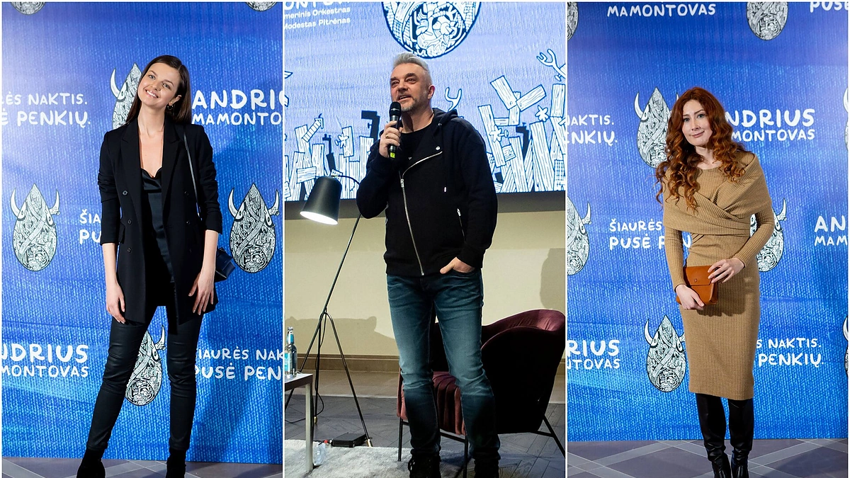 Andriaus Mamontovo vinilo plokštelės pristatymas/Gretos Skaraitienės nuotr.