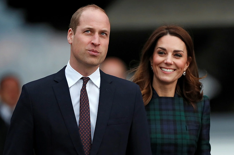 Princas Williamas ir Kate Middleton reiškia paramą Ukrainai