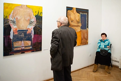 Andriaus Makarevičiaus tapybos parodos atidarymas / G. Skaraitienės nuotr.