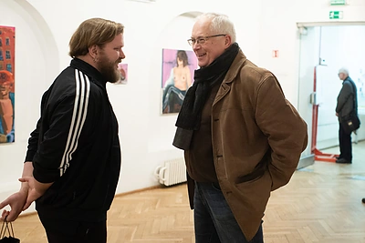 Andriaus Makarevičiaus tapybos parodos atidarymas / G. Skaraitienės nuotr.