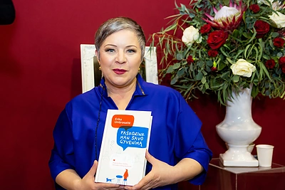 Erika Umbrasaitė Knygų mugėje/Gretos Skaraitienės nuotr.