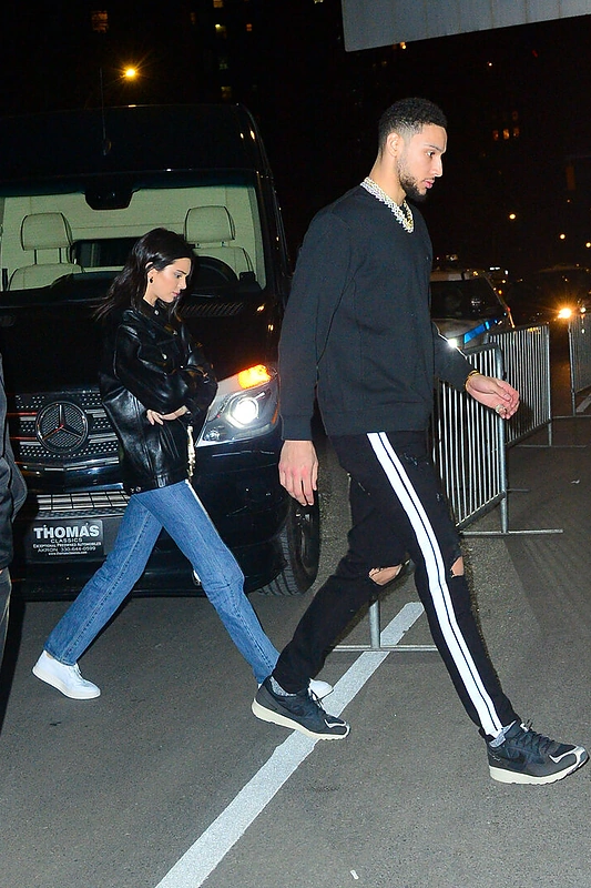 Kendall Jenner ir Benas Simmonsas