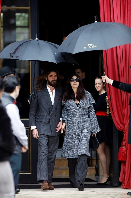 Monica Bellucci ir Nicolas Lefebvre/Vida Press nuotr.