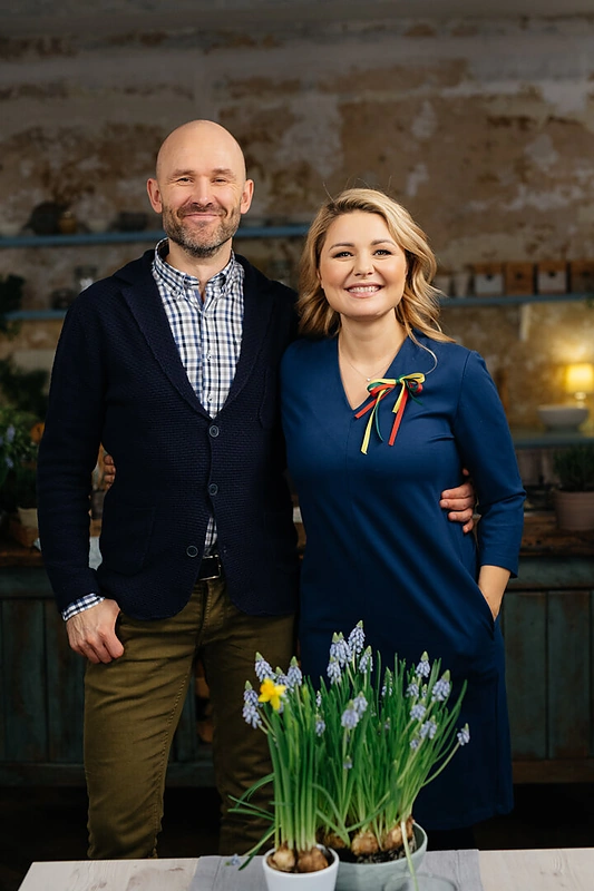 Beata Nicholson ir Robertas Petrauskas/LRT nuotr.