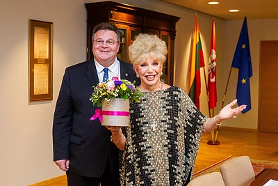 Užsienio reikalų ministro Lino Linkevičiaus susitikimas su aktore Rūta Lee