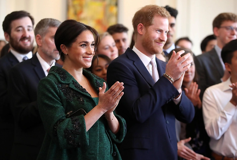 Meghan Markle ir princas Harry lankosi Kanados namuose Londone / „Scanpix“ nuotr.