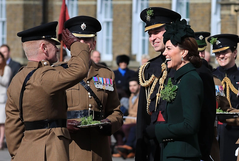 Kate Middleton su princu Williamu švenčia Šv. Patriko dieną / „Scanpix“ nuotr.