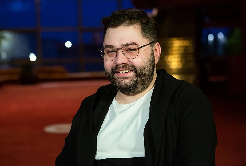 Rafailas Karpis laidoje „Džentelmenų pokalbiai“/Gretos Skaraitienės nuotr.