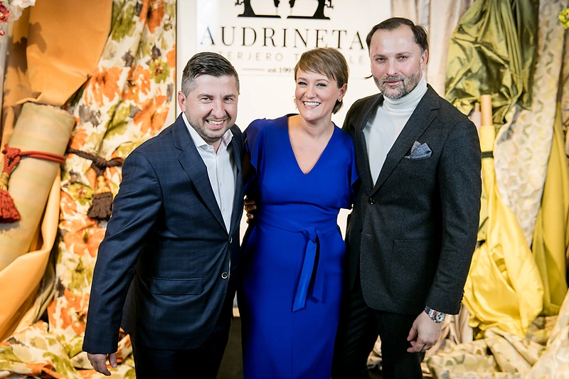 Interjero tekstilės kompanija „Audrineta“ atšventė aštuonioliktą gimtadienį