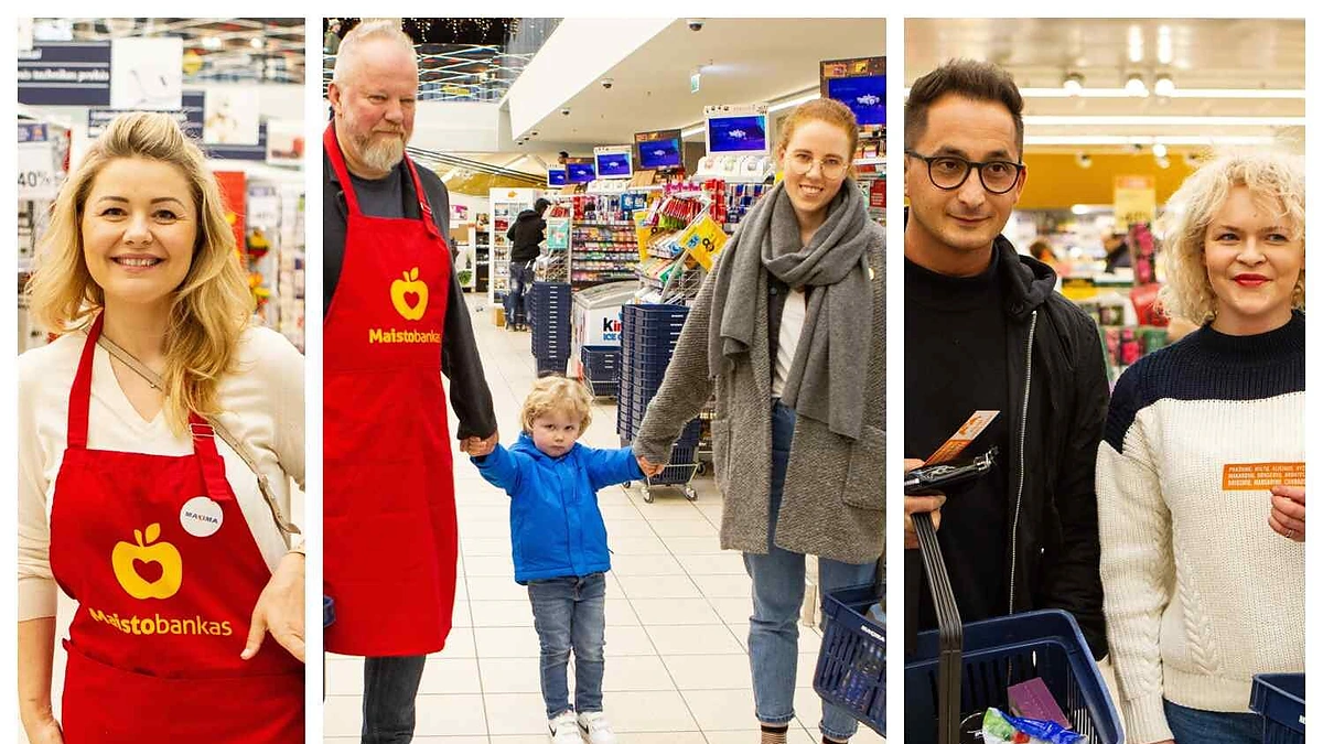 „Maisto banko“ akcijos startas / P. Peleckio nuotr.