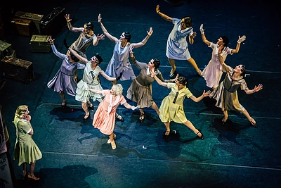 Miuziklo „Lituanica” startas /Manto Repečkos ir Martyno Siruso nuotr.