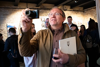 R. Požerskio fotografijų parodos atidarymas / G. Skaraitienės nuotr.