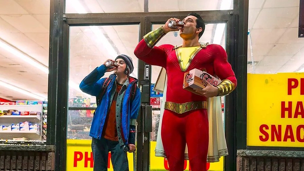 Kadras iš filmo „Shazam!“