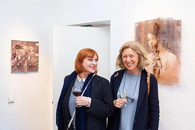 Robo Burtono parodos atidarymas / I. Gelūno nuotr.