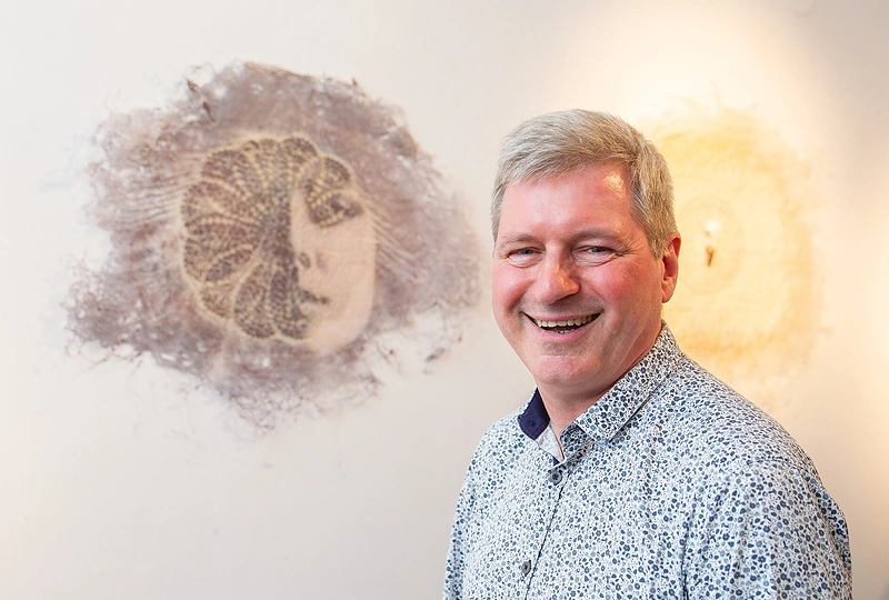 Robo Burtono parodos atidarymas / I. Gelūno nuotr.