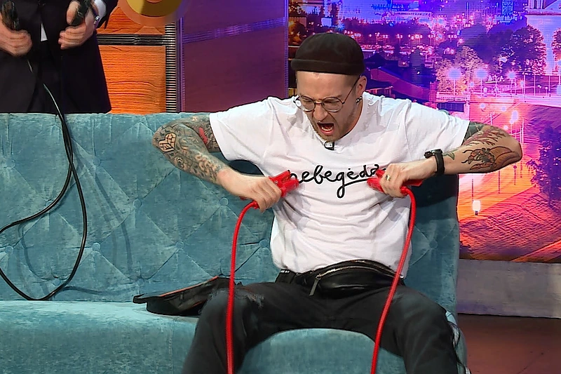 Naglis Bierancas laidoje „Gero vakaro šou“