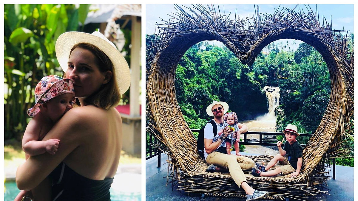 Roberto Kalinkino šeimos atostogos Balyje