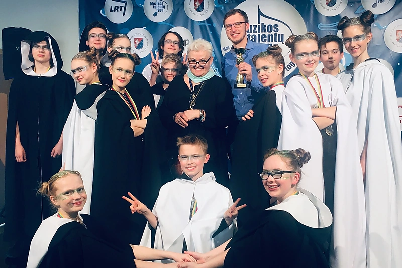 Jaunieji Klaipėdos dainininkai antrą kartą nugalėjo „Muzikos talentų lygoje“ / Organizatorių nuotr.