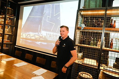 „Ambersail-2“ komandos pristatymas / T. Biliūno nuotr.