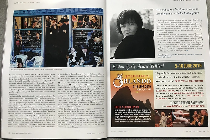 Įtakingas britų kritikas pagyrė Vilnius City Opera/VCO nuotr.