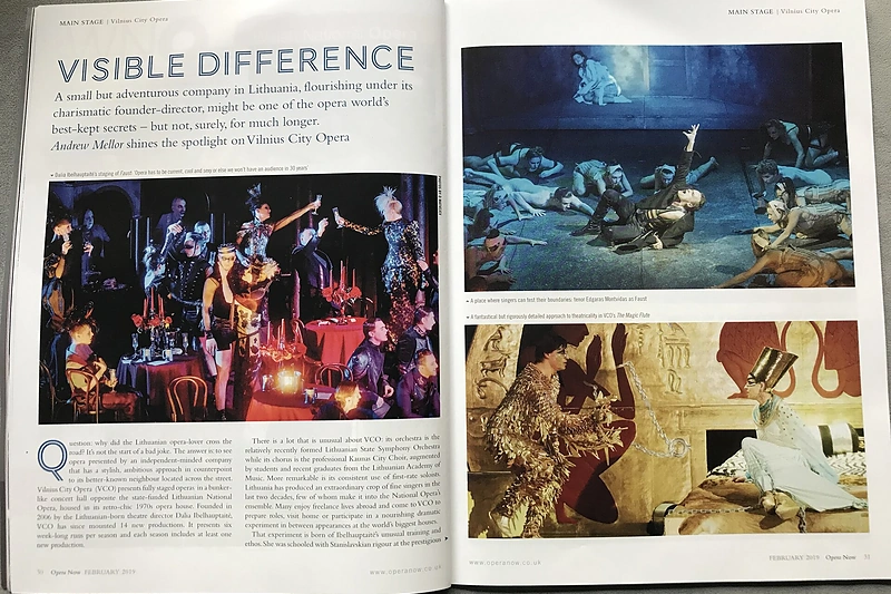 Įtakingas britų kritikas pagyrė Vilnius City Opera/VCO nuotr.