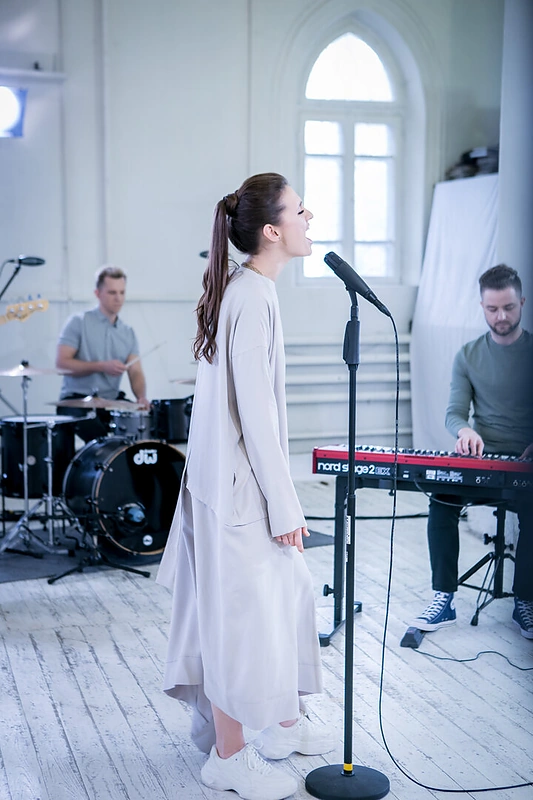 Ievos Zasimauskaitės muzikinio klipo „What Do You Want From Me“ filmavimas