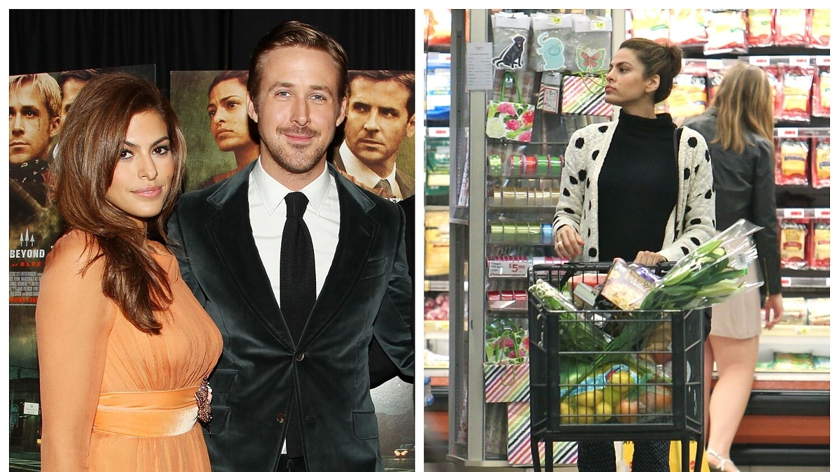 Eva Mendes ir Ryanas Goslingas/Vida Press nuotr.