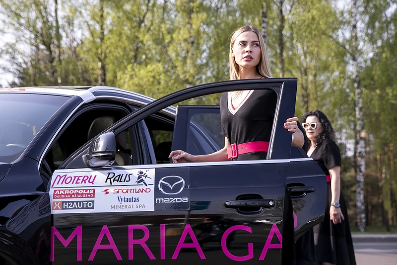 Simona Starkutė „Moterų ralyje“/Organizatorių nuotr.