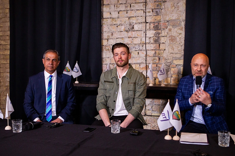 Jurijaus Veklenko išlydėtuvių į „Euroviziją“ akimirka/Pauliaus Peleckio/„ŽMONĖS Foto“ nuotr.