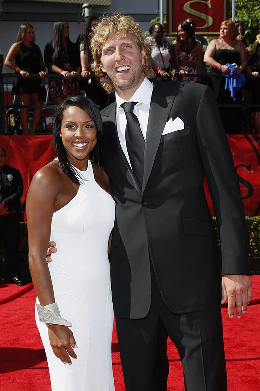 Dirkas Nowitzkis su žmona Jessica Olsson / „Scanpix“ nuotr.