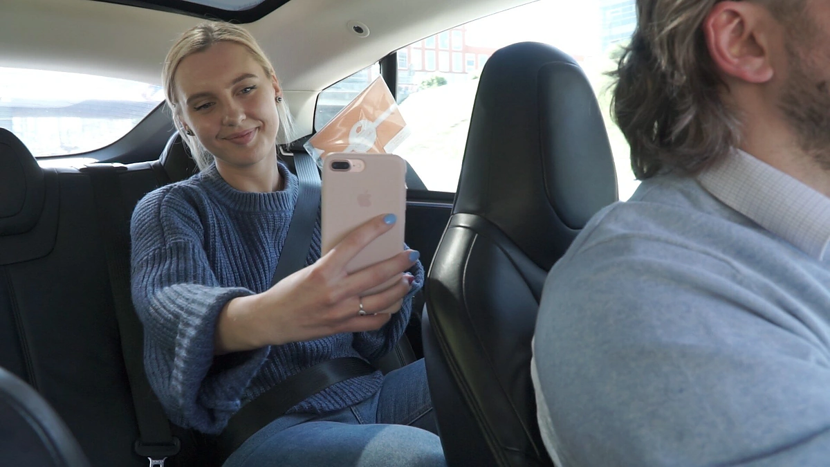 Įmonių „Gera dovana“ ir „Uber“ surengta akcija/ Organizatorių nuotr.