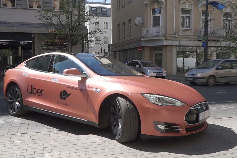 Įmonių „Gera dovana“ ir „Uber“ surengta akcija/ Organizatorių nuotr.