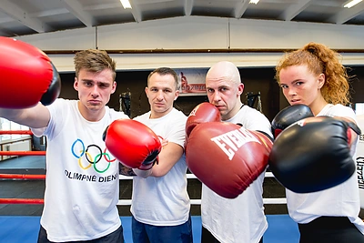 Egidijus Kavaliauskas žinomus žmones mokė bokso paslapčių
