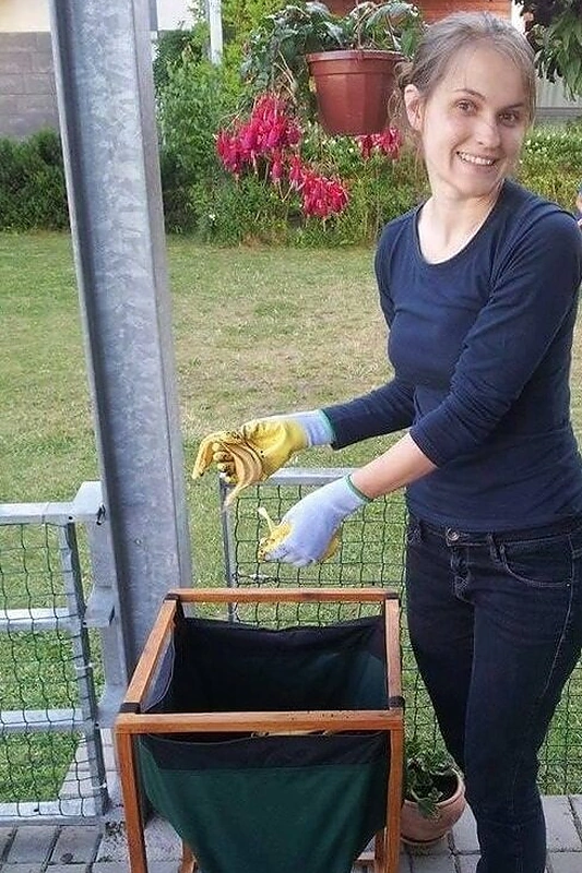 Aurelija Olendraitė kompostavimo idėją parsivežė iš JAV, nuotr. iš asm. albumo