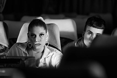 Monique ir Free Finga klipo filmavimo užkulisiai/Modesto Endriuškos, Ievos Jūros Jūraitės nuotr.