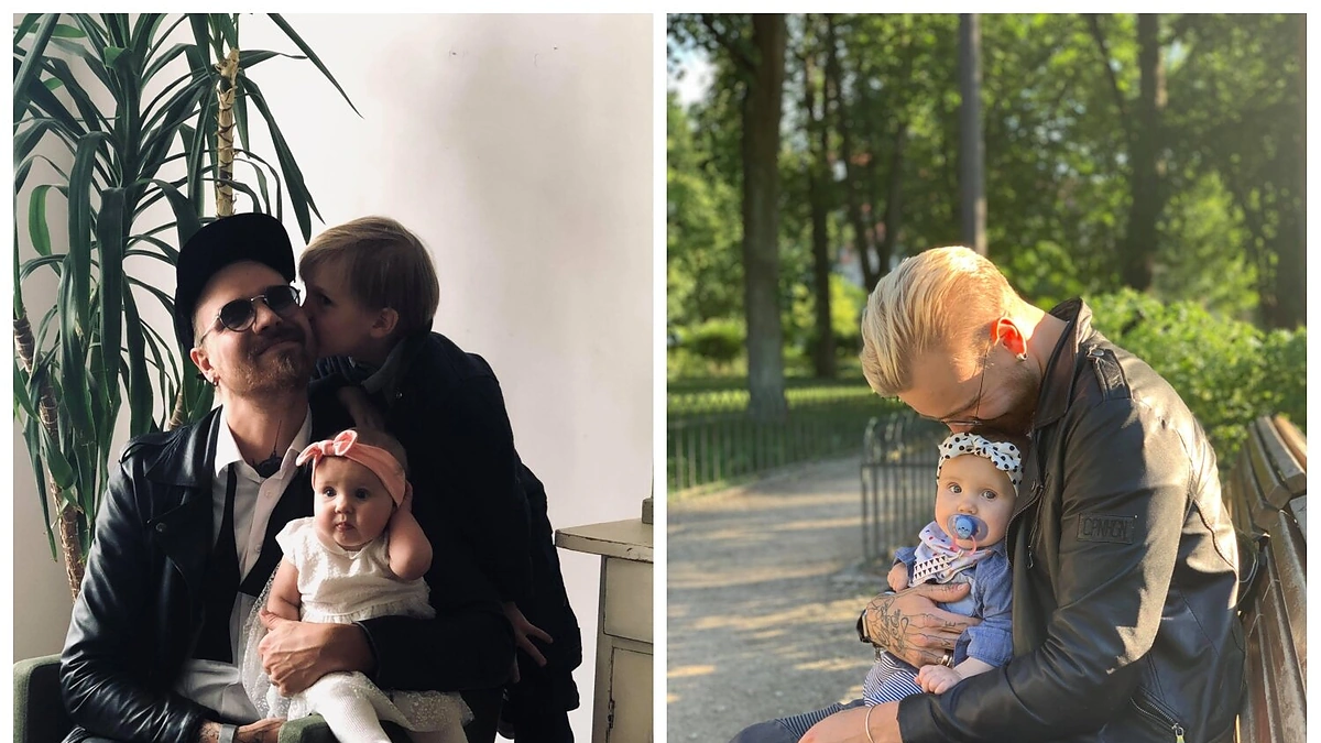 Robertas Kalinkinas su dukra Mara ir sūnumi Marku/Asmeninio archyvo nuotr.