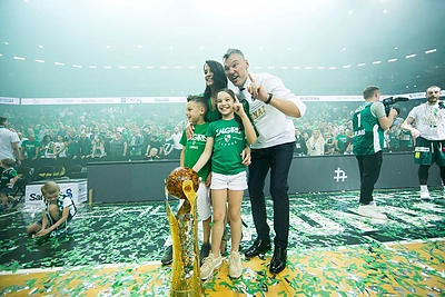 Šarūnas Jasikevičius su šeima / Josvydo Elinsko / 15min nuotr.