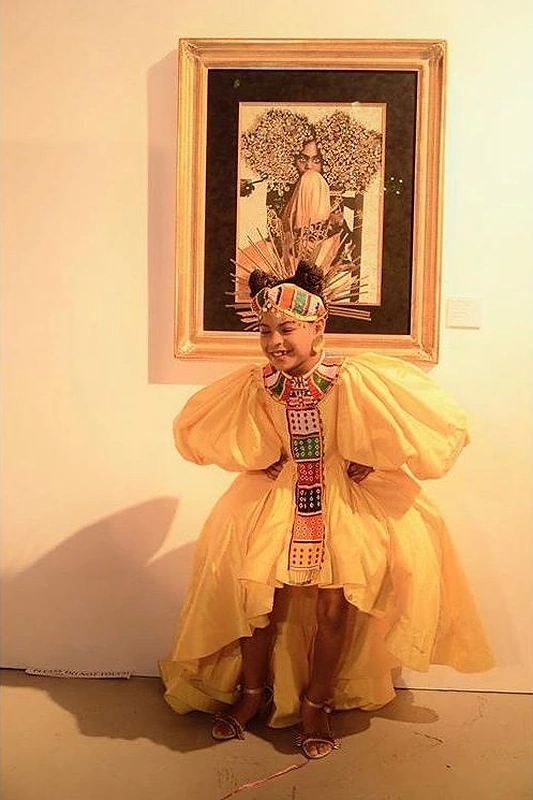Blue Ivy labdaringame „Wearable Art Gala“ pokylyje / „Instagram“ nuotr.