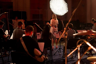 Monique repeticijos akimirka/Roberto Daskevičiaus nuotr.