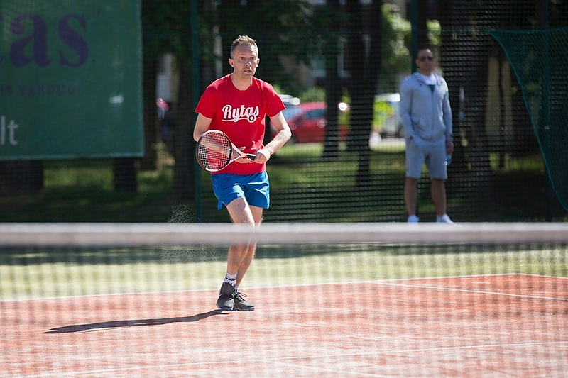 Andrius Tapinas dalyvavo teniso varžybose / M. Levin nuotr.