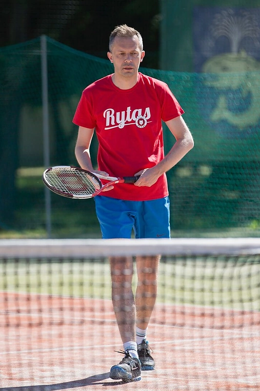 Andrius Tapinas dalyvavo teniso varžybose / M. Levin nuotr.