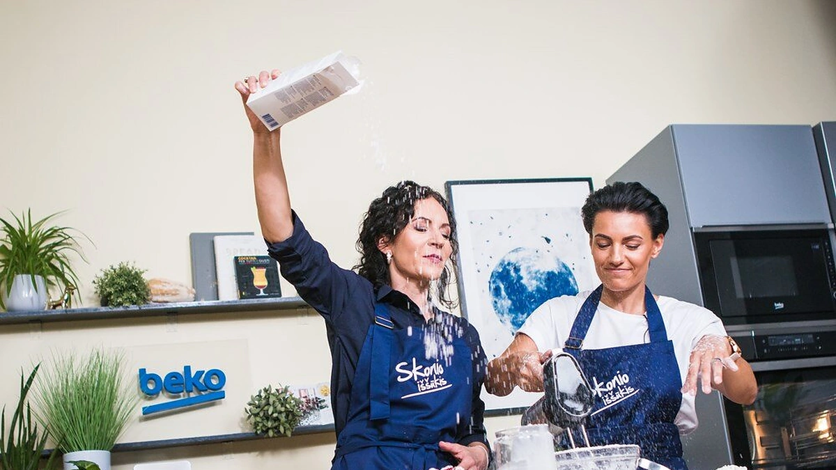 Livija Gradauskienė tapo kulinarinės laidos vedėja/Asmeninio archyvo nuotr.