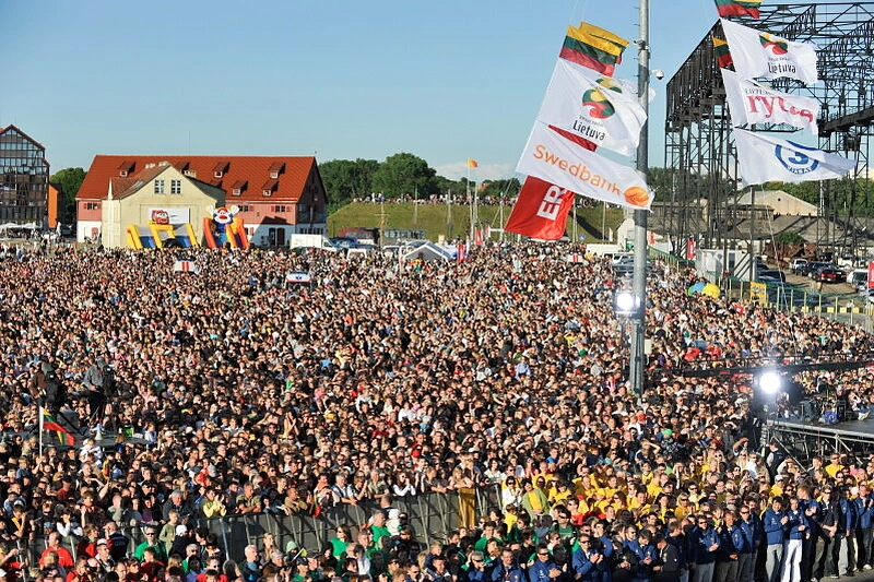 Legendinės jachtos „Ambersail“ pasitikimas Klaipėdoje 2009 m. liepos mėn. / Organizatorių nuotr.