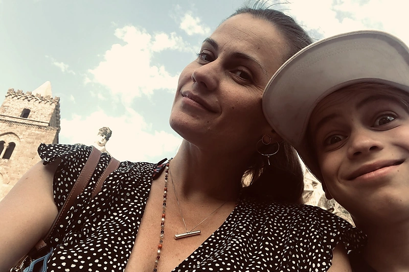 Jurga Šeduikytė siunčia linkėjimus iš Sicilijos/Asmeninio archyvo nuotr.