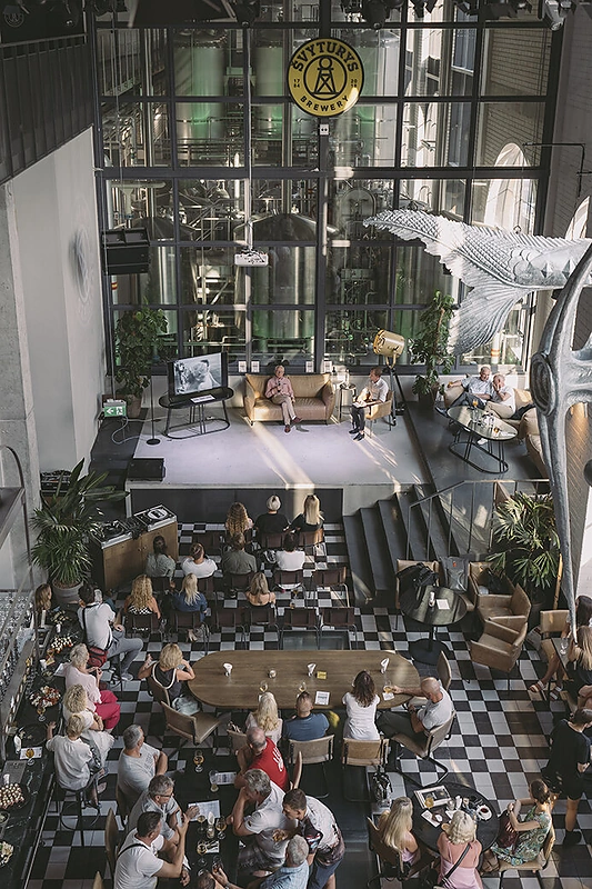 Algimanto Kunčiaus fotografijų ciklo „Prie jūros“ pristatymas/Organizatorių nuotr.