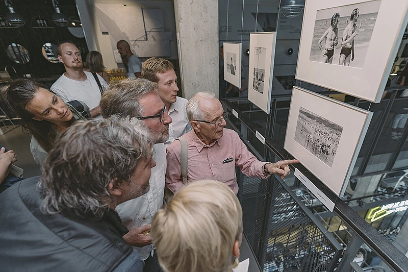 Algimanto Kunčiaus fotografijų ciklo „Prie jūros“ pristatymas/Organizatorių nuotr.