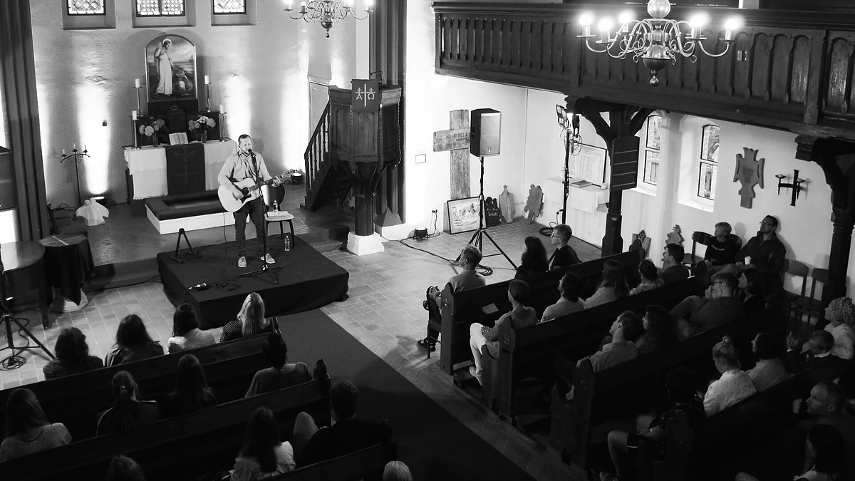 Tomo Sinickio koncertas bažnyčioje/Rimos Juonytės nuotr.