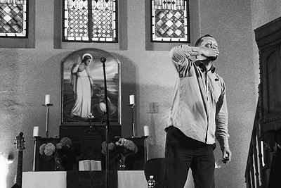 Tomo Sinickio koncertas bažnyčioje/Rimos Juonytės nuotr.