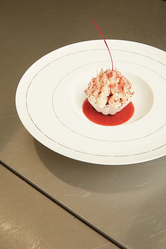 Evaldo morengo desertas su braškėmis